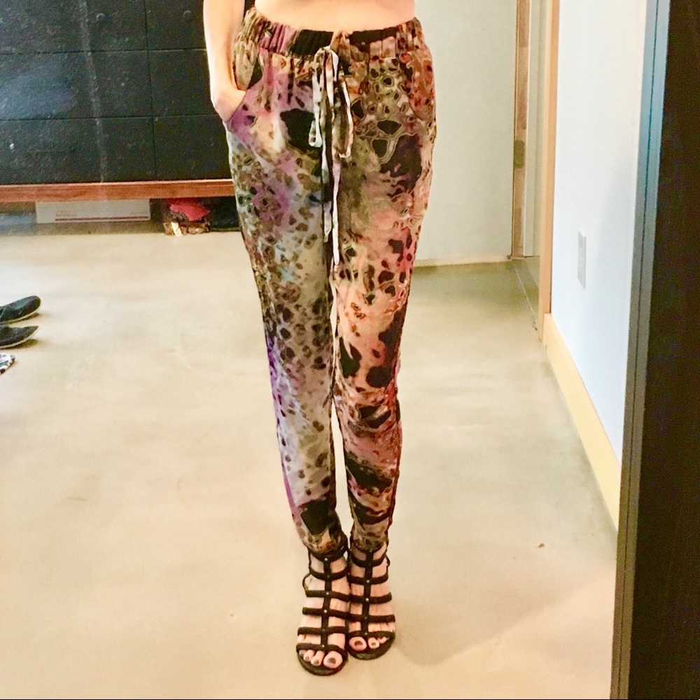 Super Unique LIRA Multicolored Ankle Trousers